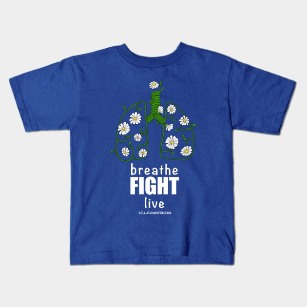 ILD Awareness Kids T-Shirt by JCSDesigns